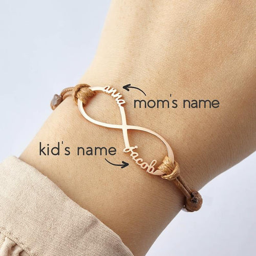 Mom Bracelet, Mom Jewelry With Kids Name, Mothers Day Gift For Mom, Personalized Mom Jewelry, Bracelet For Mom