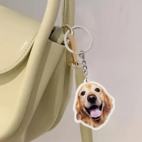 Customized Pet Keychain Pendant With Personalized Photos Of Cats And Dogs, Customized Acrylic Hanging Decoration As A Souvenir