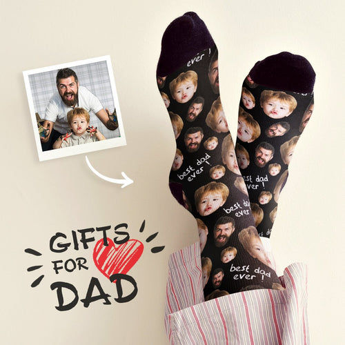 Custom Face Socks To The Best Dad