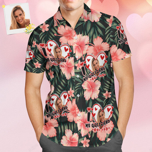 Custom Face Hawaiian Shirt All Over Print Funky Personalized Shirt For Boyfriend