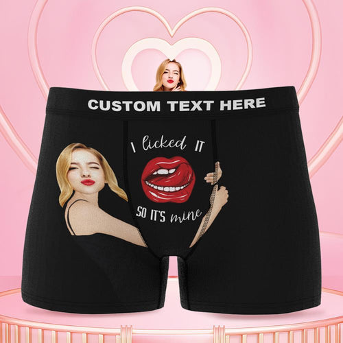 Custom Face Boxer Girlfriend's Face Licked It 3D Online Preview
