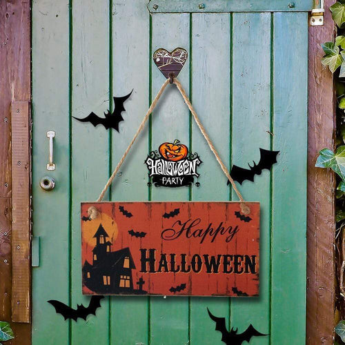 Halloween Party Decor Gifts Hanging Day Wall Plaque for Halloween