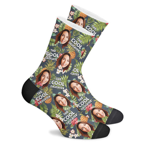 Custom Cool Daughter Tropical Socks