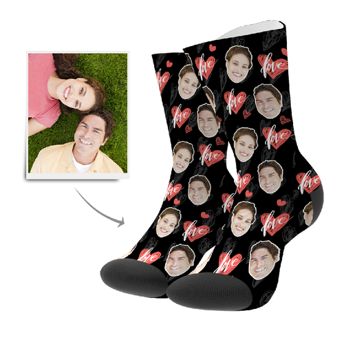 Custom Heartbeat Socks