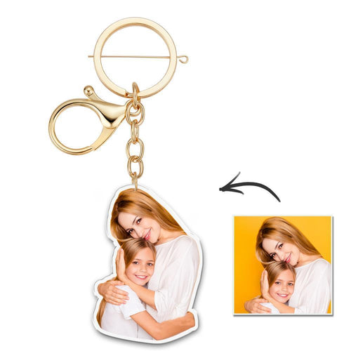 Custom Photo Keychain Unique Design For Mom