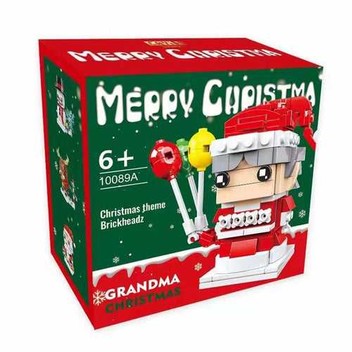 Mrs.Claus Small Particle BrickHeadz Puzzle Building Block Toy Christmas Gifts - FaceSocksUsa