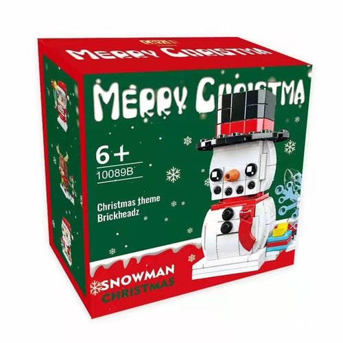 Snowman Small Particle BrickHeadz Puzzle Building Block Toy Christmas Gifts - FaceSocksUsa