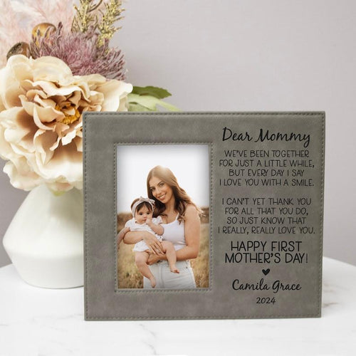 First Mother's Day Picture Frame 1st Mother's Day Gift from Baby Dear Mommy Poem Mothers Day Gift Personalized First Mother's Day 2024